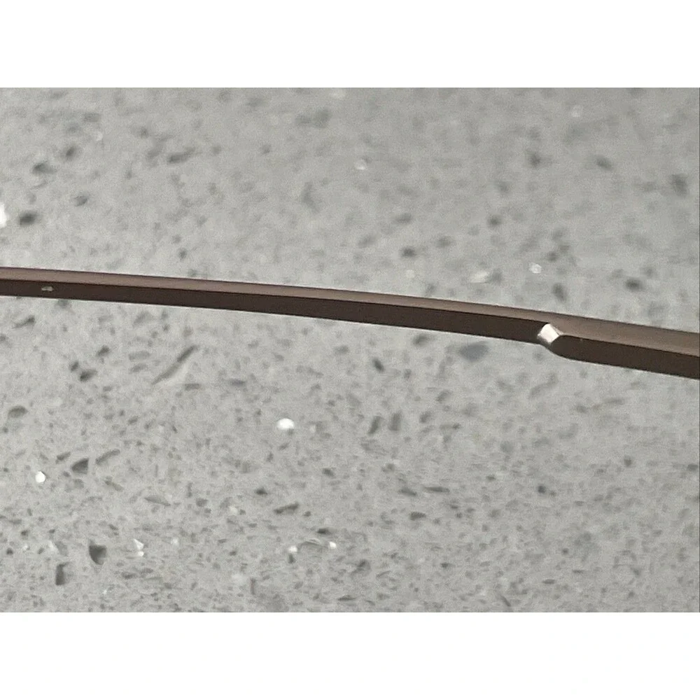 Smart-Clip Eyeglasses Frames ONLY 203 Full Rim round 49-20-140 bronze brown